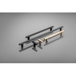 Uchwyt meblowy GTV RAY 128/168mm ZnAl złoto szczotkowane