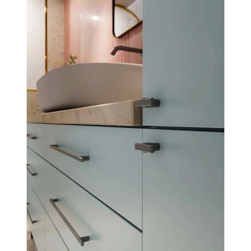 GTV uchwyt meblowy RAY jasny grafit 192/232mm