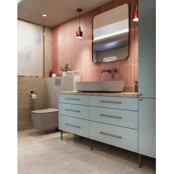 GTV uchwyt meblowy RAY jasny grafit 128/168mm