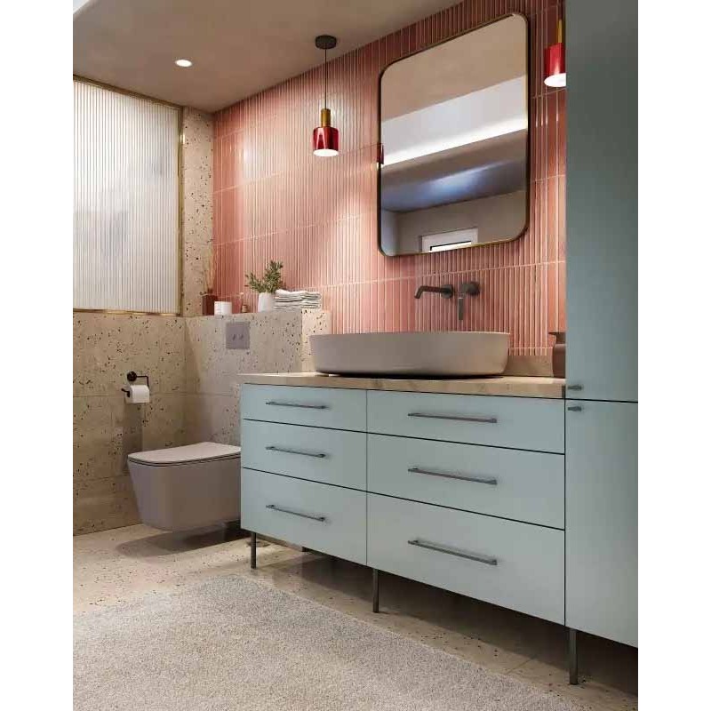 GTV uchwyt meblowy RAY jasny grafit 128/168mm