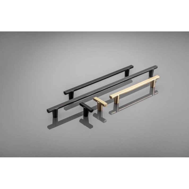 GTV uchwyt meblowy RAY czarny 320/360mm