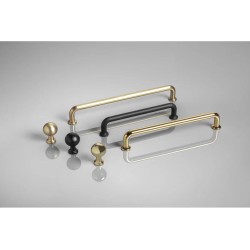 GTV uchwyt meblowy NORD czarny 320/334mm