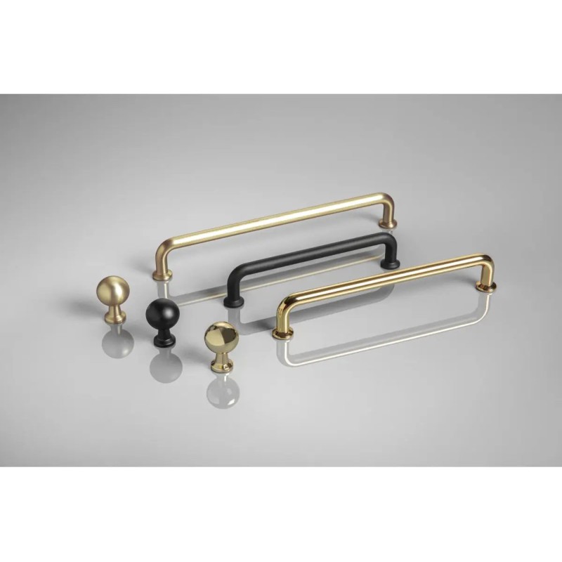 GTV uchwyt meblowy NORD czarny 320/334mm