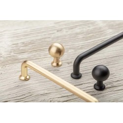 GTV uchwyt meblowy NORD czarny 320/334mm