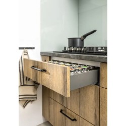 GTV uchwyt meblowy OTTO czarny 160/198mm