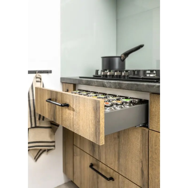 GTV uchwyt meblowy OTTO czarny 160/198mm