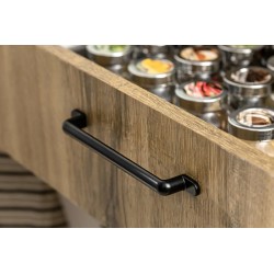 GTV uchwyt meblowy OTTO czarny 160/198mm