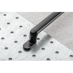 Uchwyt meblowy GTV OTTO, C-160 mm, L-198 mm, ZnAl, czarny mat