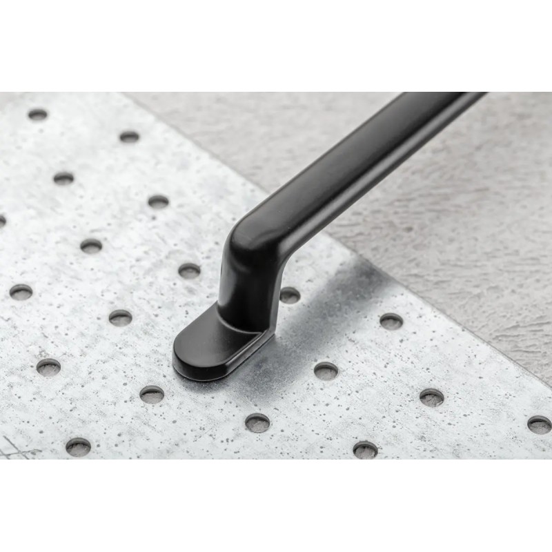 Uchwyt meblowy GTV OTTO, C-160 mm, L-198 mm, ZnAl, czarny mat