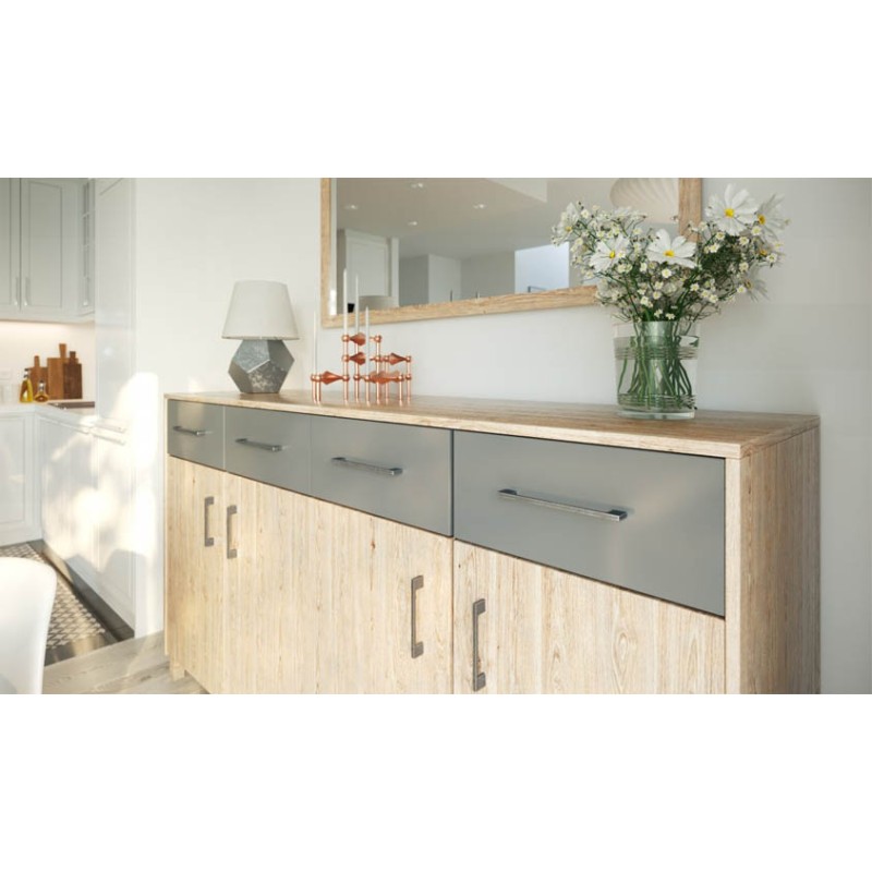 GTV uchwyt meblowy znal 819 czarny 128/161mm