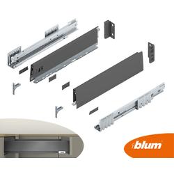 Szuflada BLUM Merivobox M (niska), L – 550mm, antracyt mat