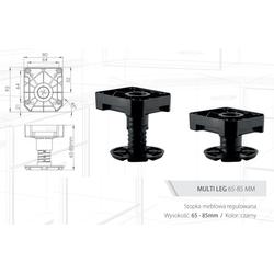 Stopka meblowa MULTI-LEG 85-125