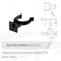 Klip do stopki MULTI-LEG PCV